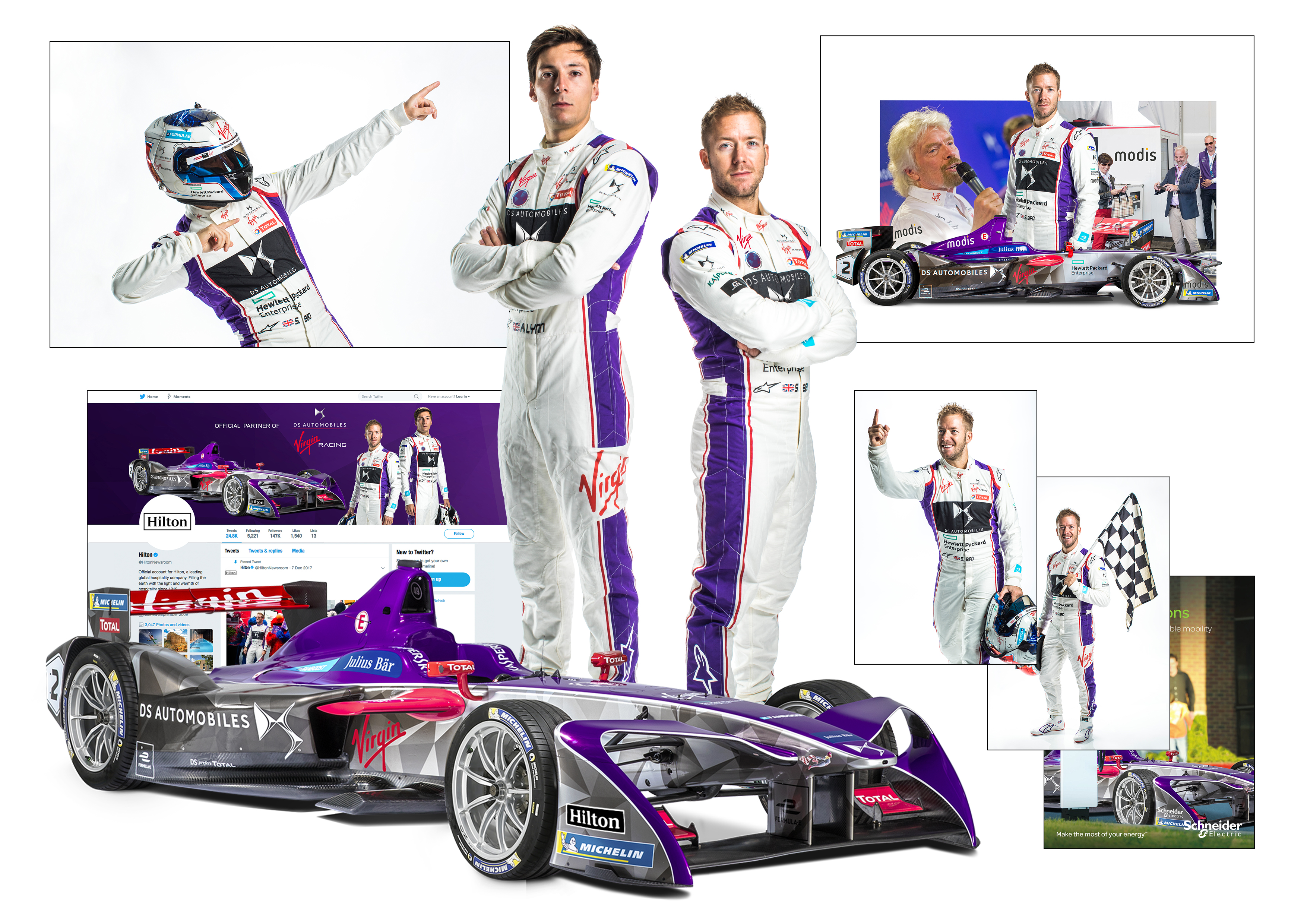 Virgin Racing Formula E Team Promotional materials